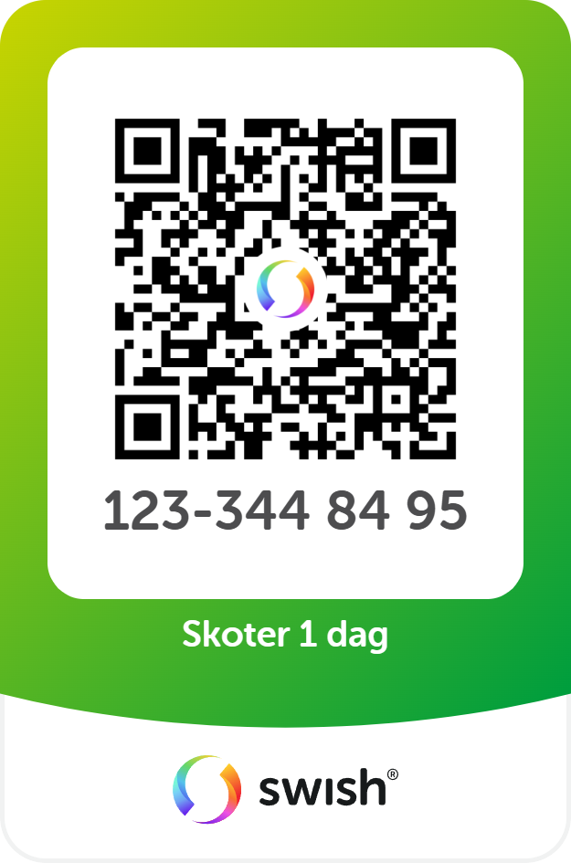 Skoter 1 dag 330 kr 2027