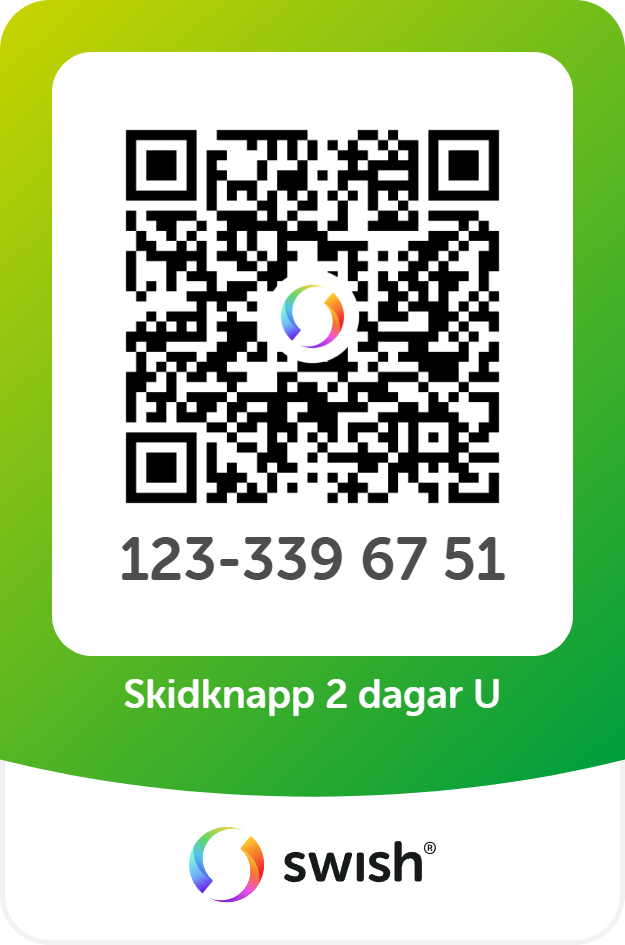 Skidknapp 2 på varandra följande dagar ungdom 135 kr 2027