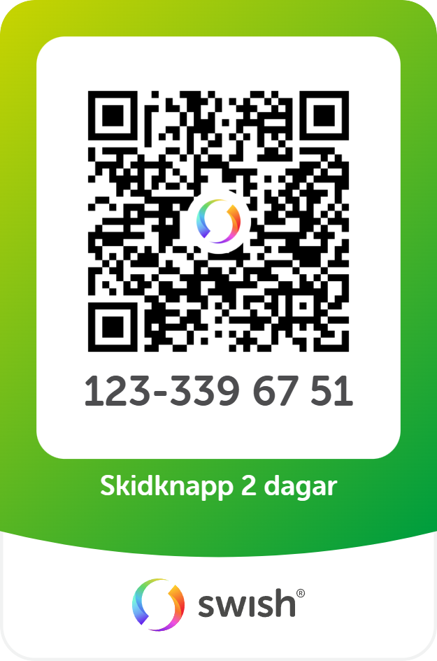 Skidknapp 2 på varandra följande dagar vuxen 220 kr 2026.