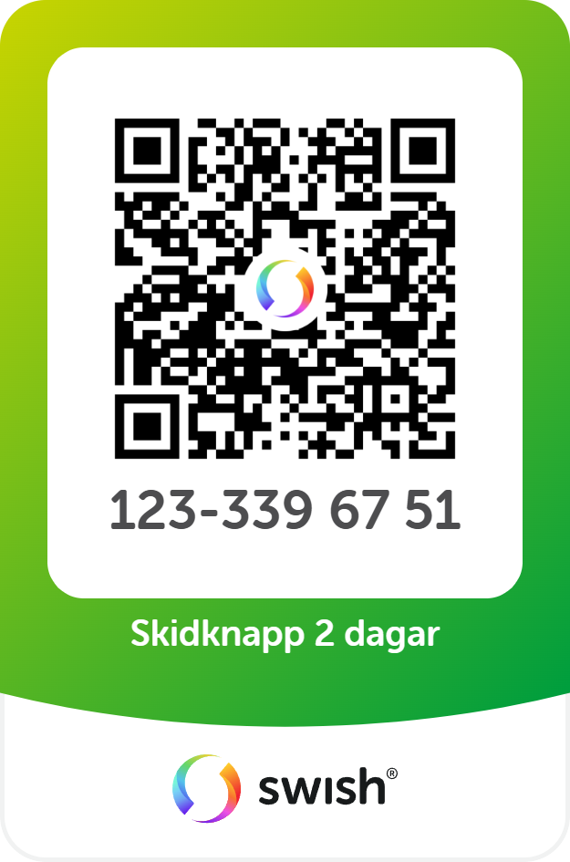 Skidknapp 2 på varandra följande dagar vuxen 225 kr 2027