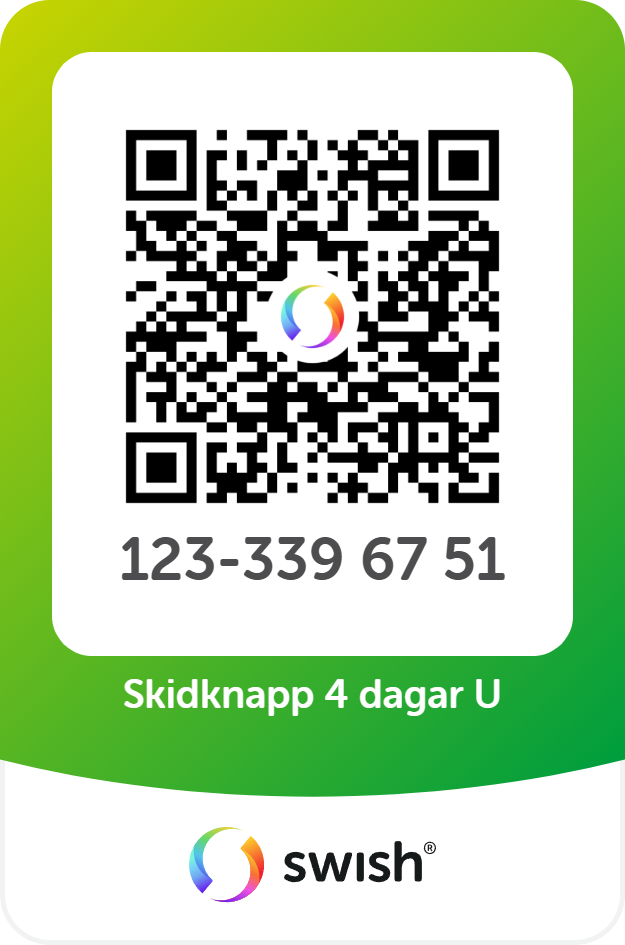Skidknapp 4 på varandra följande dagar ungdom 255 kr 2027